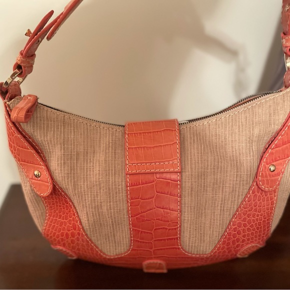 NWT Valentino Crocodile Raffia Hobo Bag - Picture 8 of 10